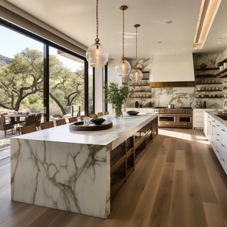 Luxury kitchen interior